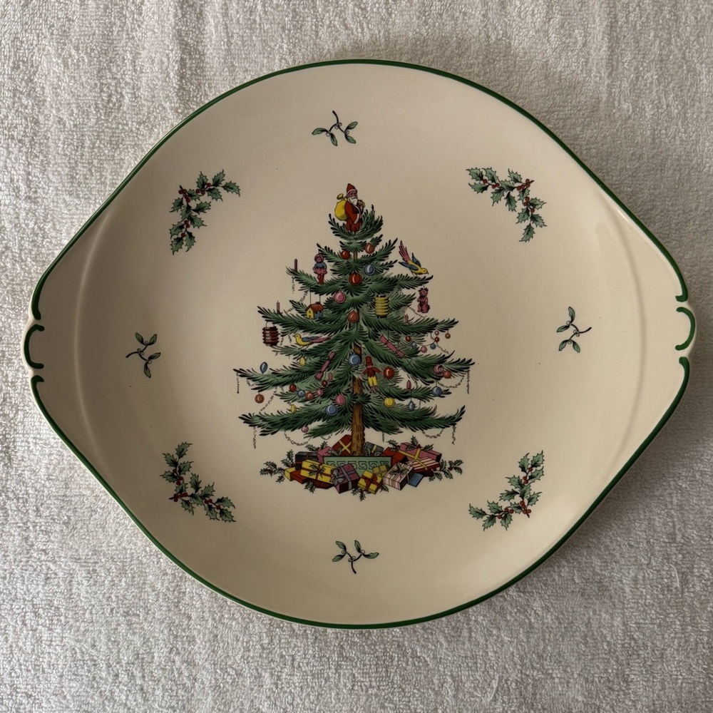 Spode Christmas Tree Design Platter